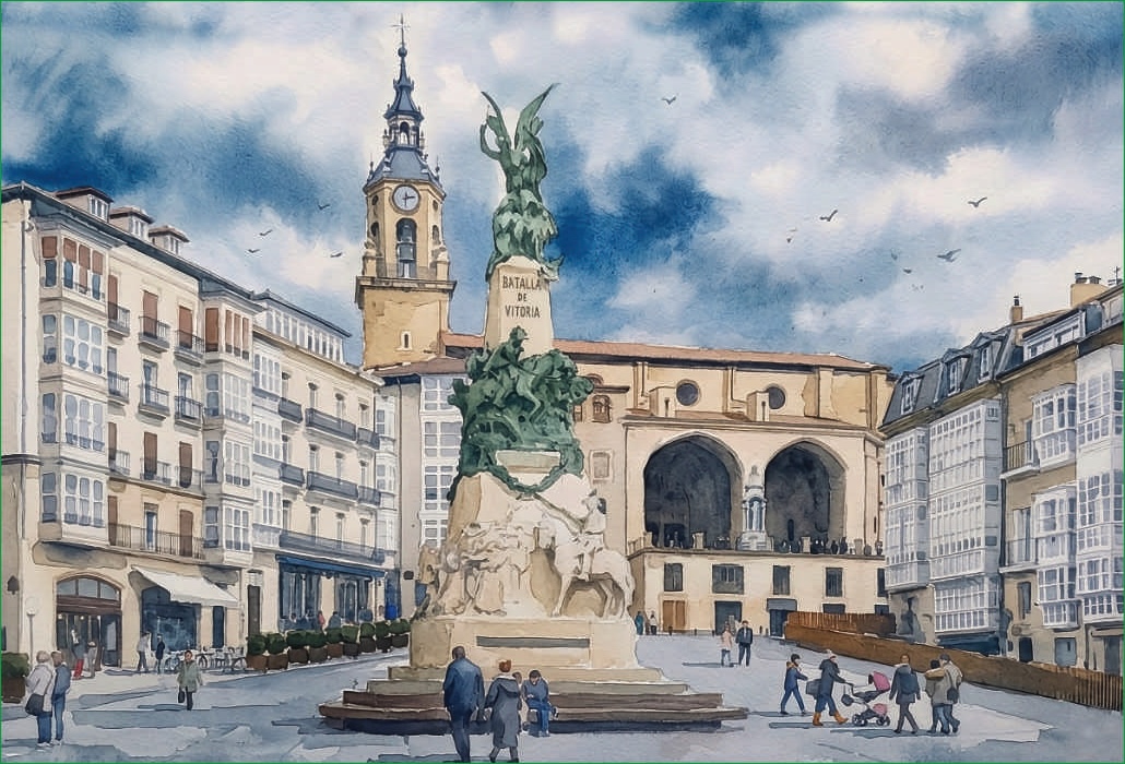 Plaza Acuarela Horizontal