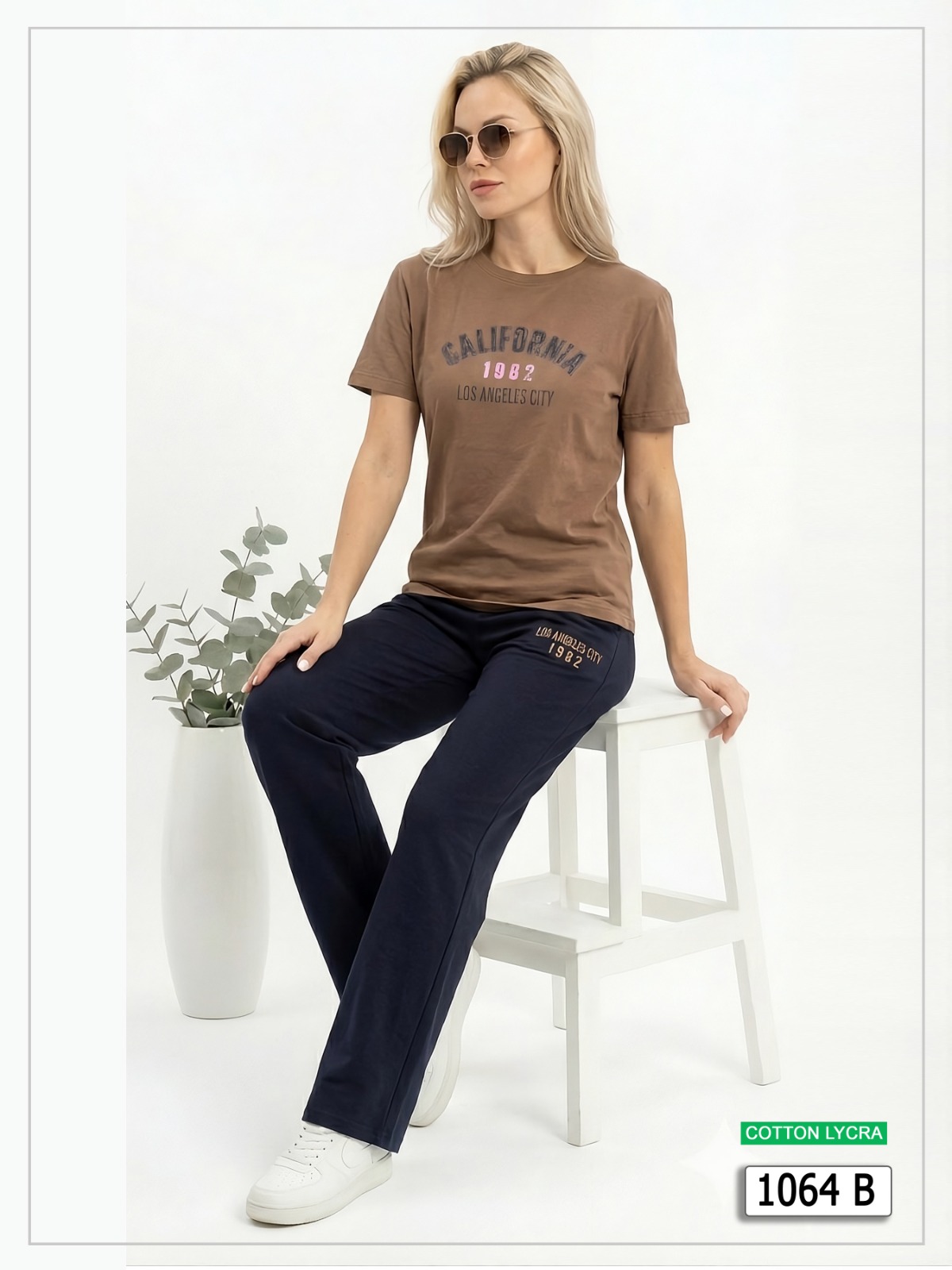 California Printed Loungewear Set
