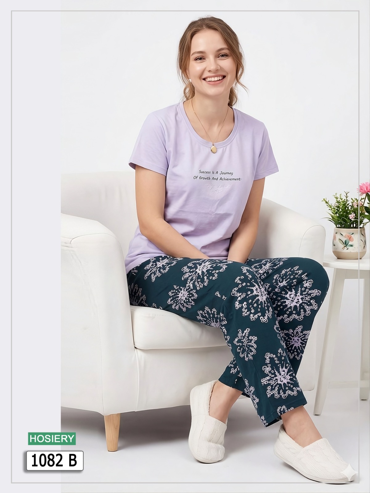 Floral Lounge Wear Set