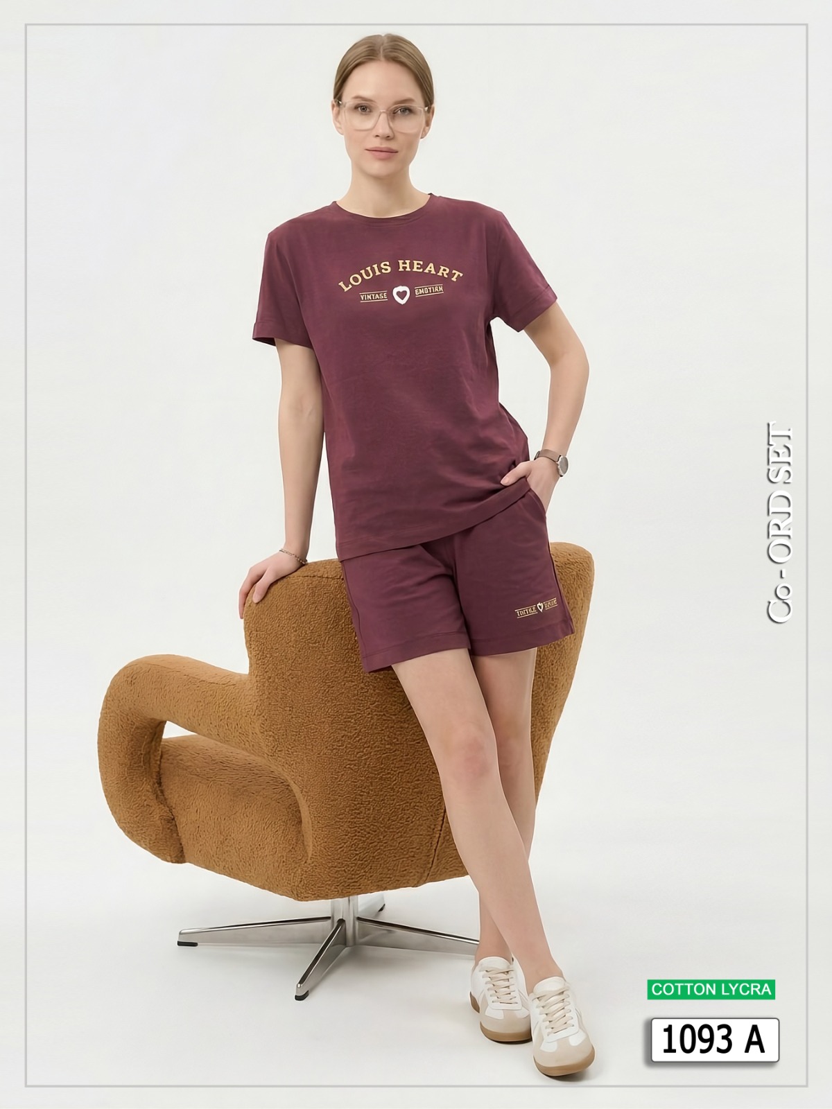 Women's Cotton Lycra Lounge Set