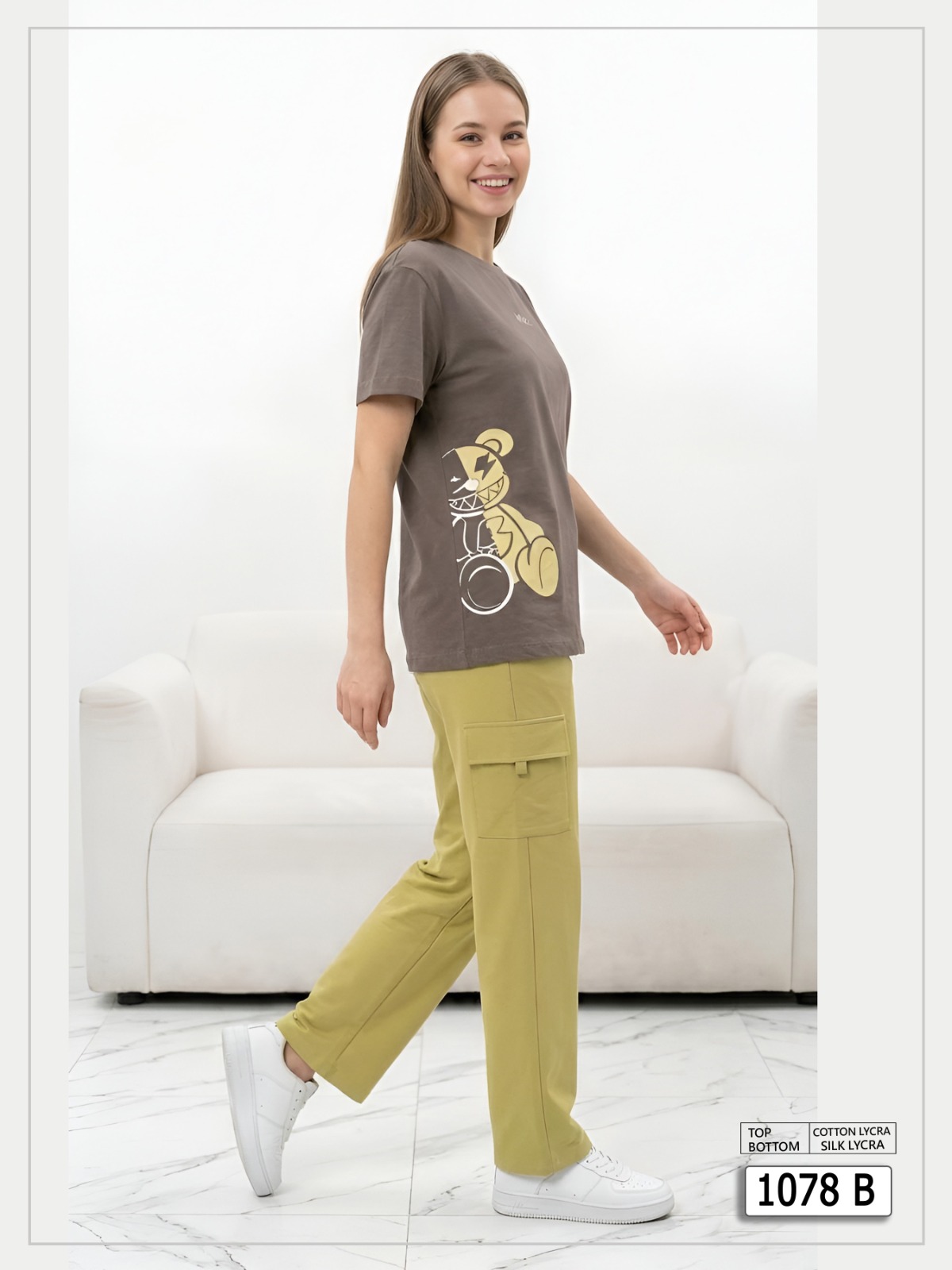 Women's Cat Print Casual T-Shirt