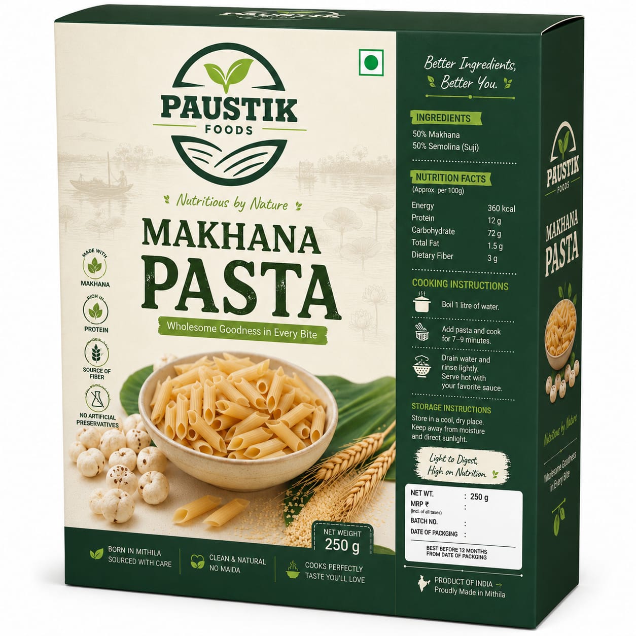 Makhana Pasta & Macroni