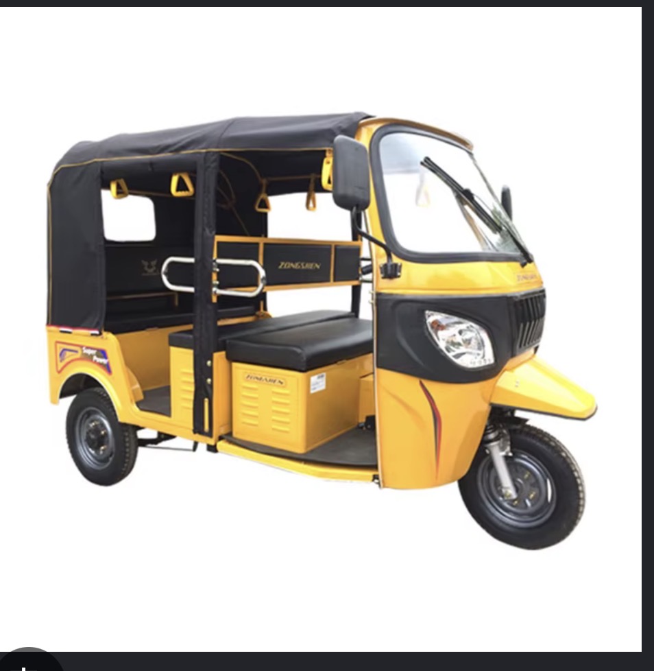 Commercial three- wheeled tricycle