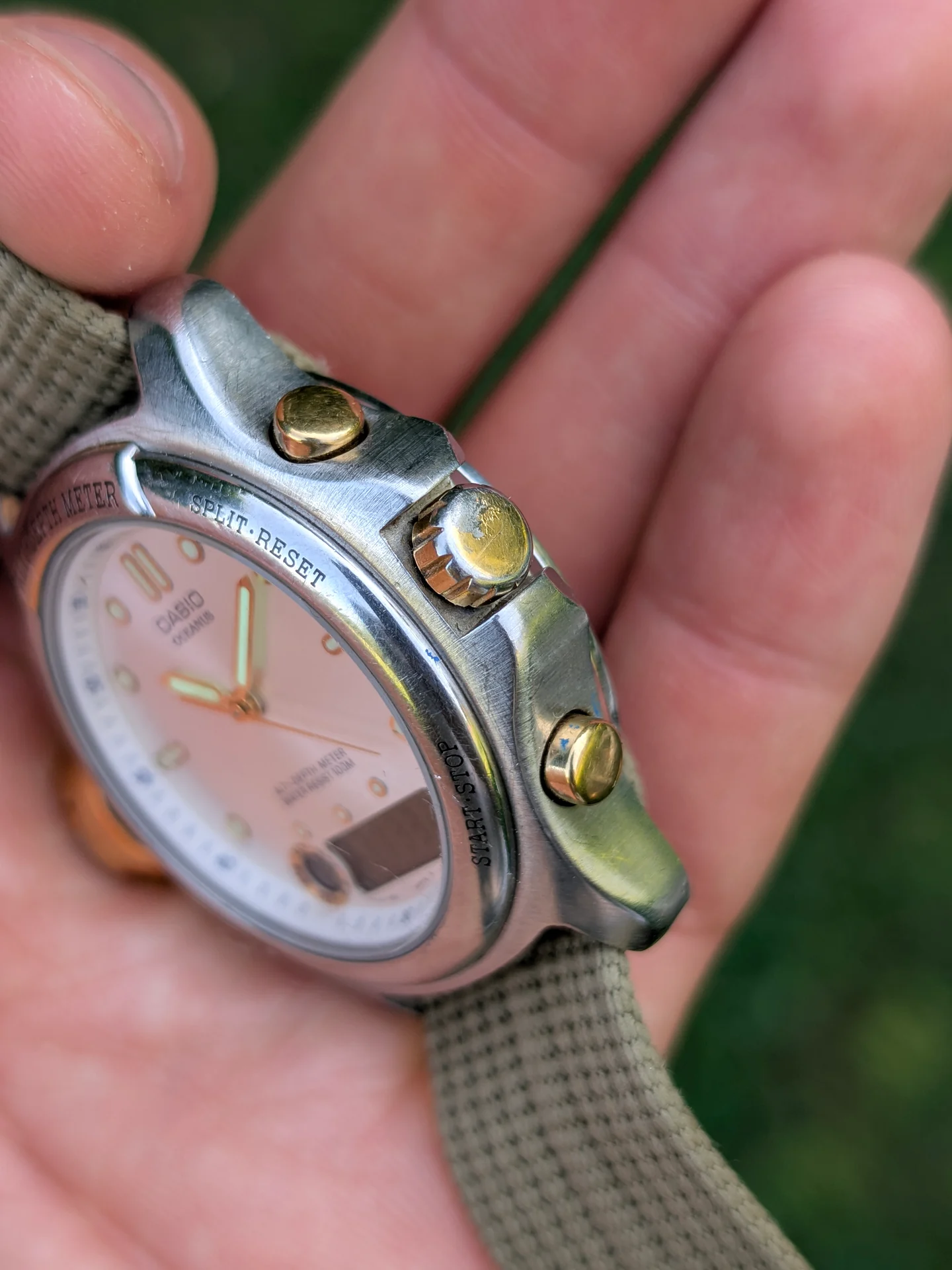 Casio Oceanus Alti-Depth Meter
