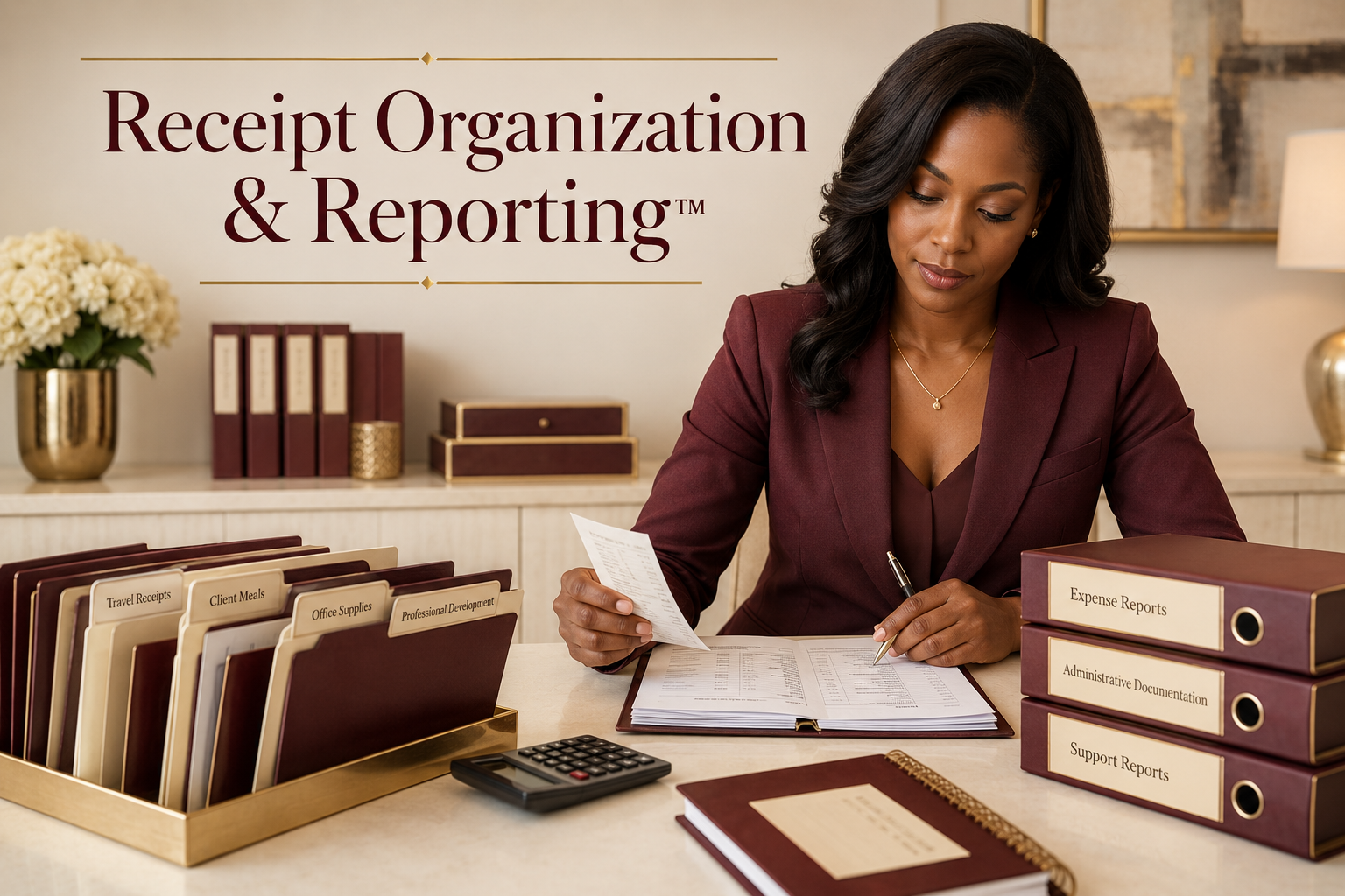 Receipt Organization & Reporting