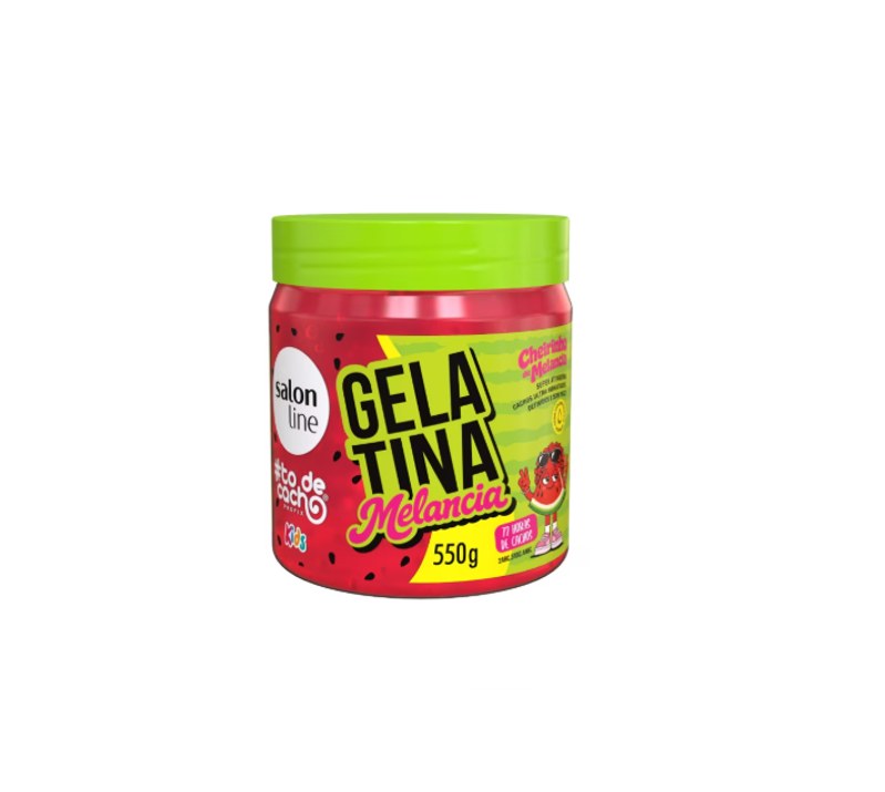 Gelatina Melancia 550g - Salon Line