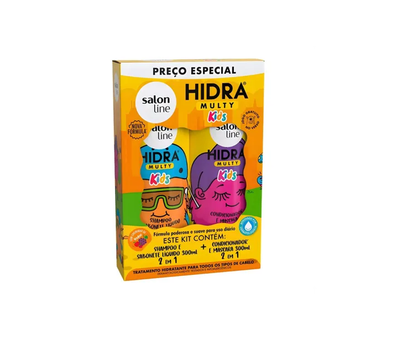 Kit Hidra Multi Kids 2 em 1 300ml - Salon Line
