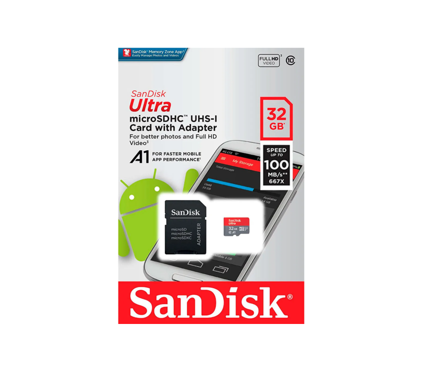 Cartão de Memória 32GB - SanDisk