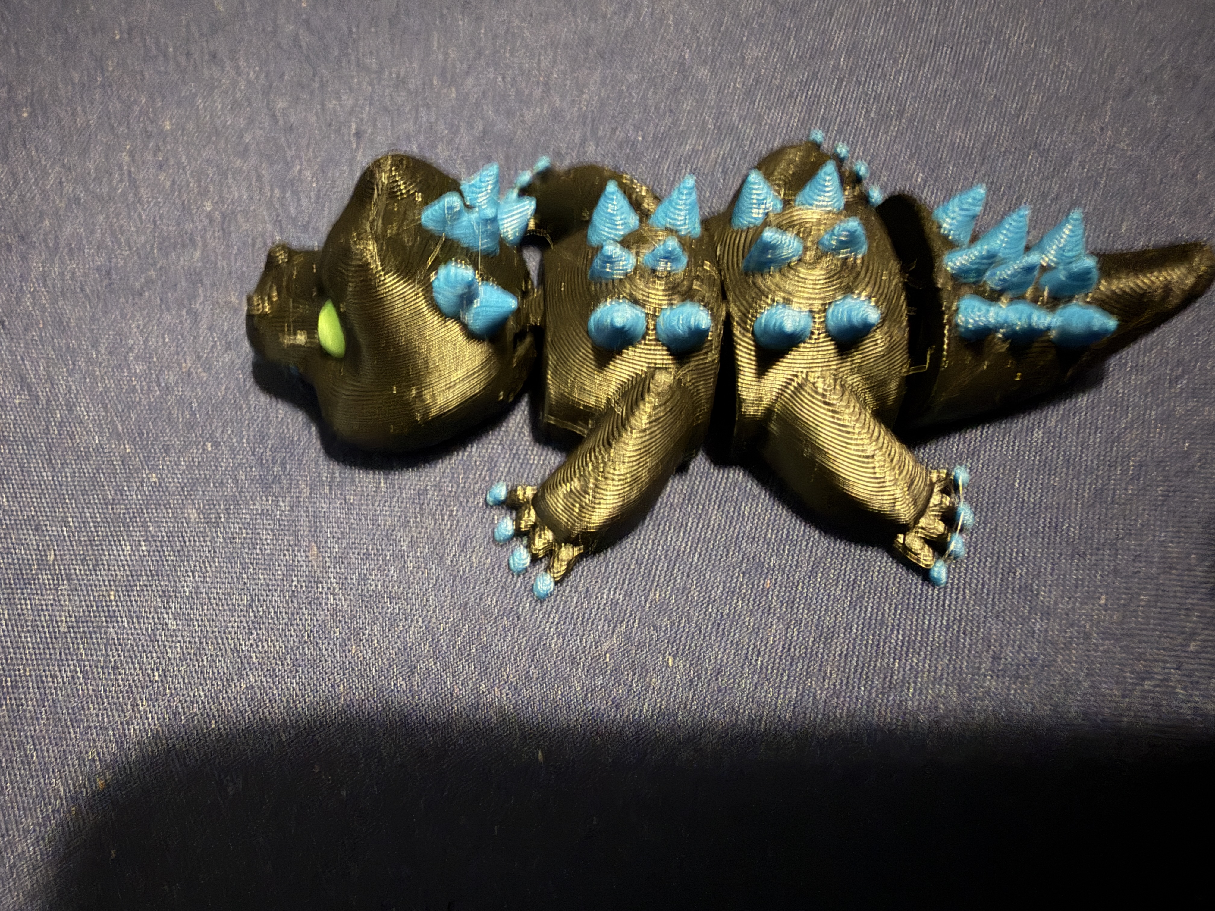 Flexible 3D Printed Lizard Toy