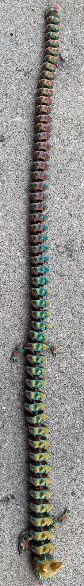 Decorative Articulated Centipede Figure