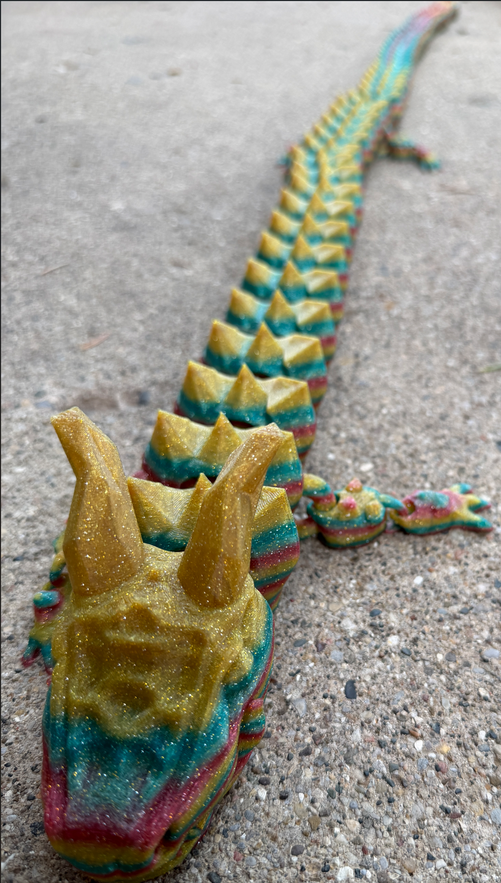 Decorative Articulated Centipede Figure