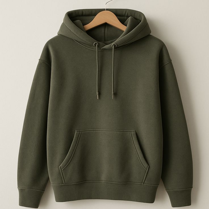 Classic Olive Green Hoodie