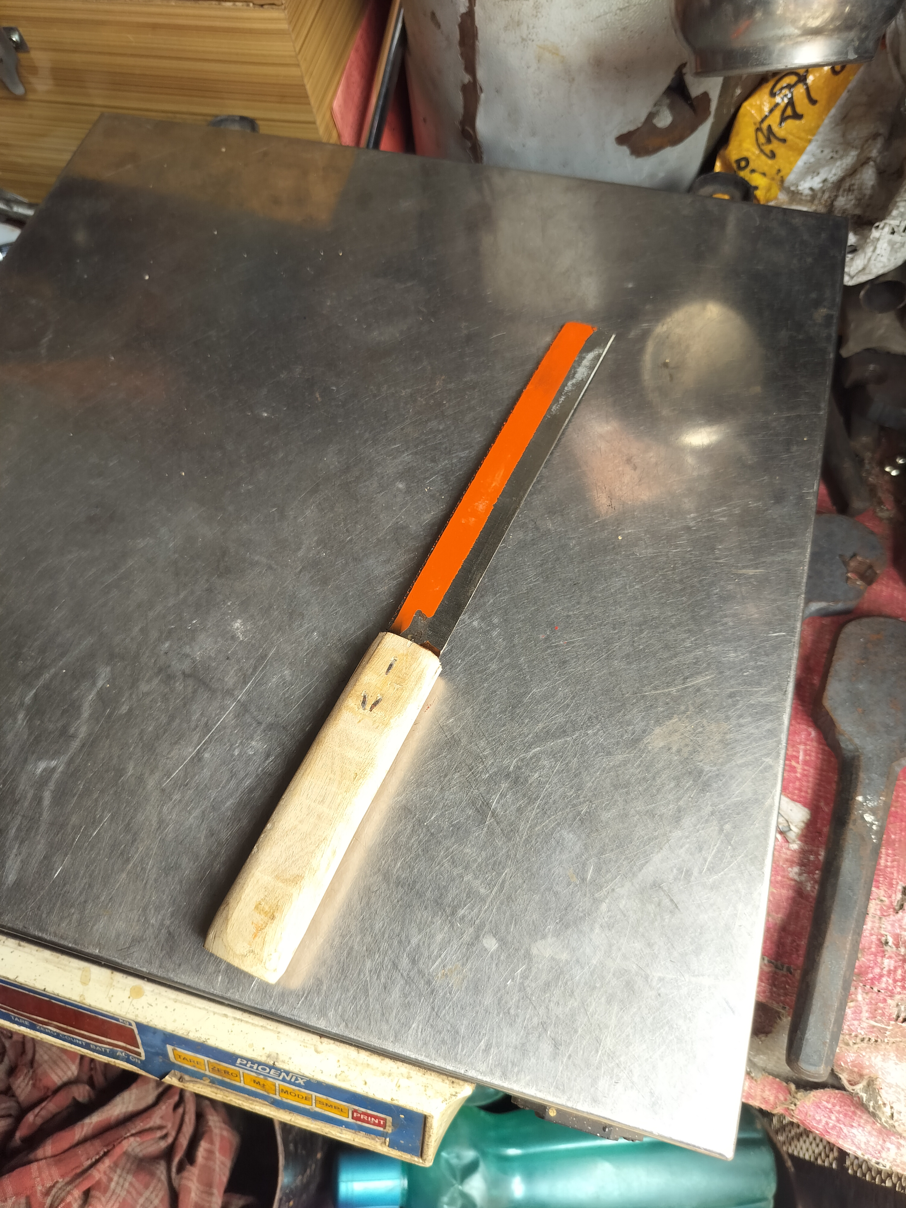Wooden Handle Utility Knife