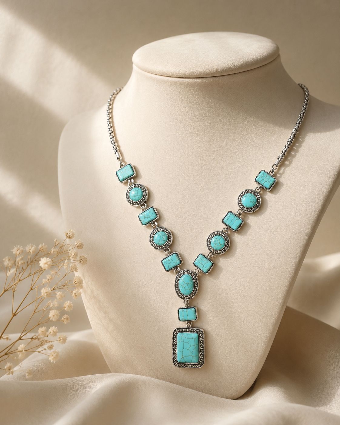 Vintage Stone Necklace