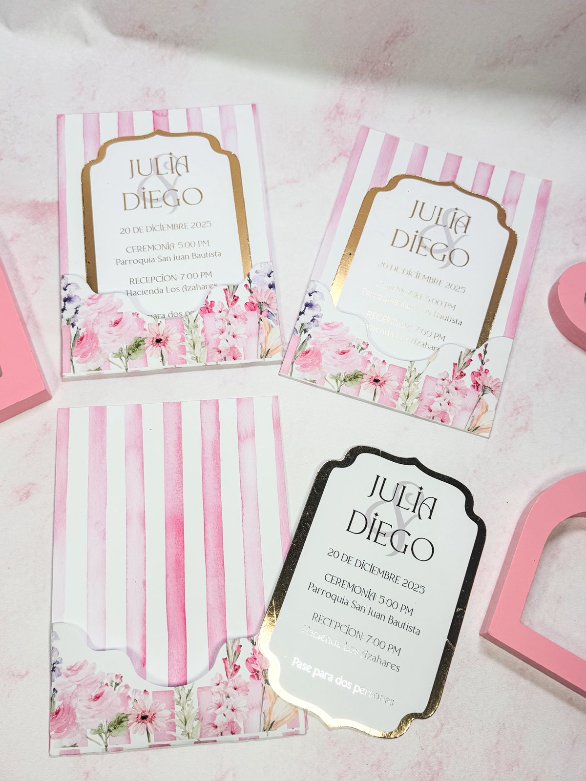 Invitaciones Personalizadas con Sobre