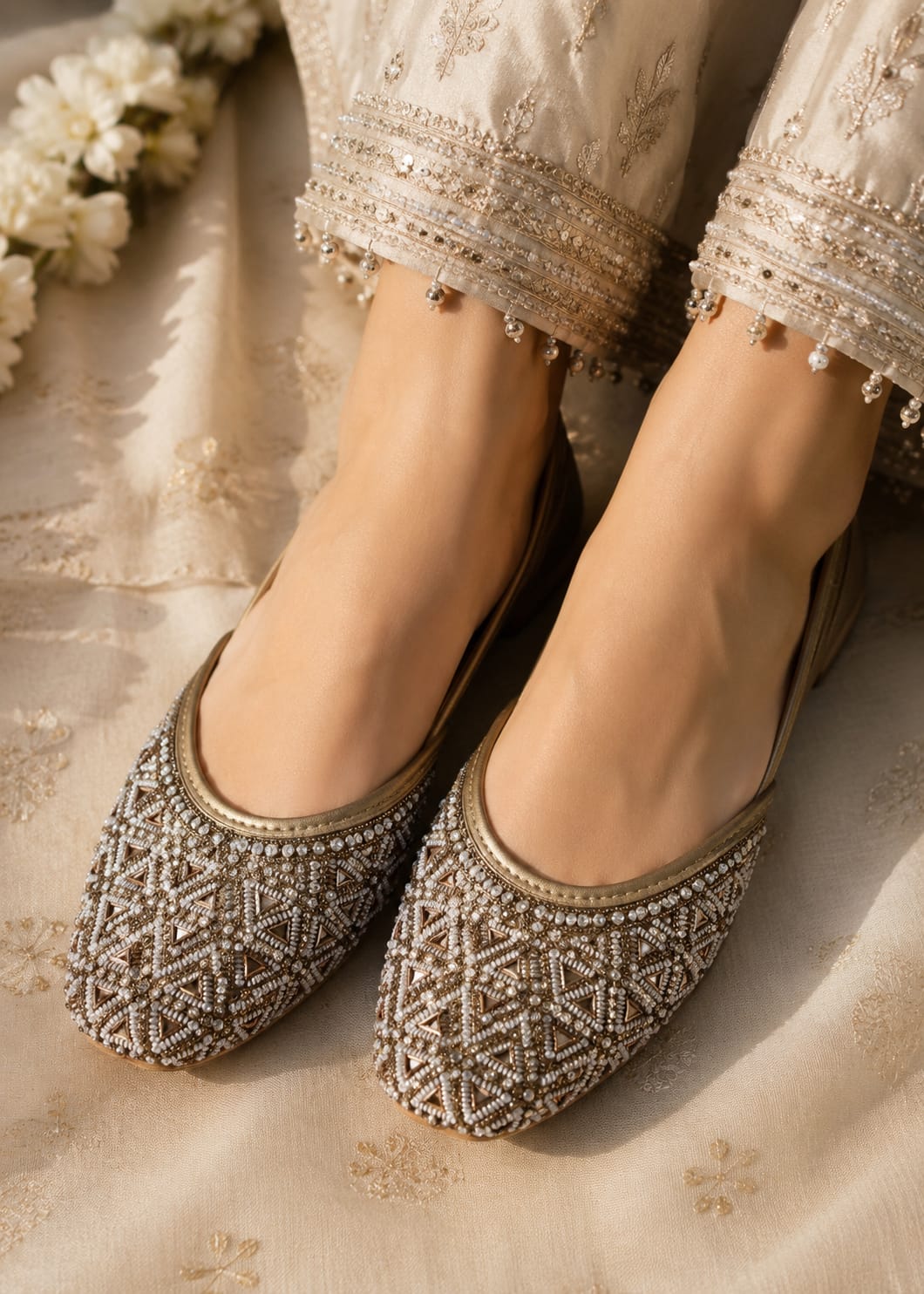 Premium Embroidered Jutti Shoes