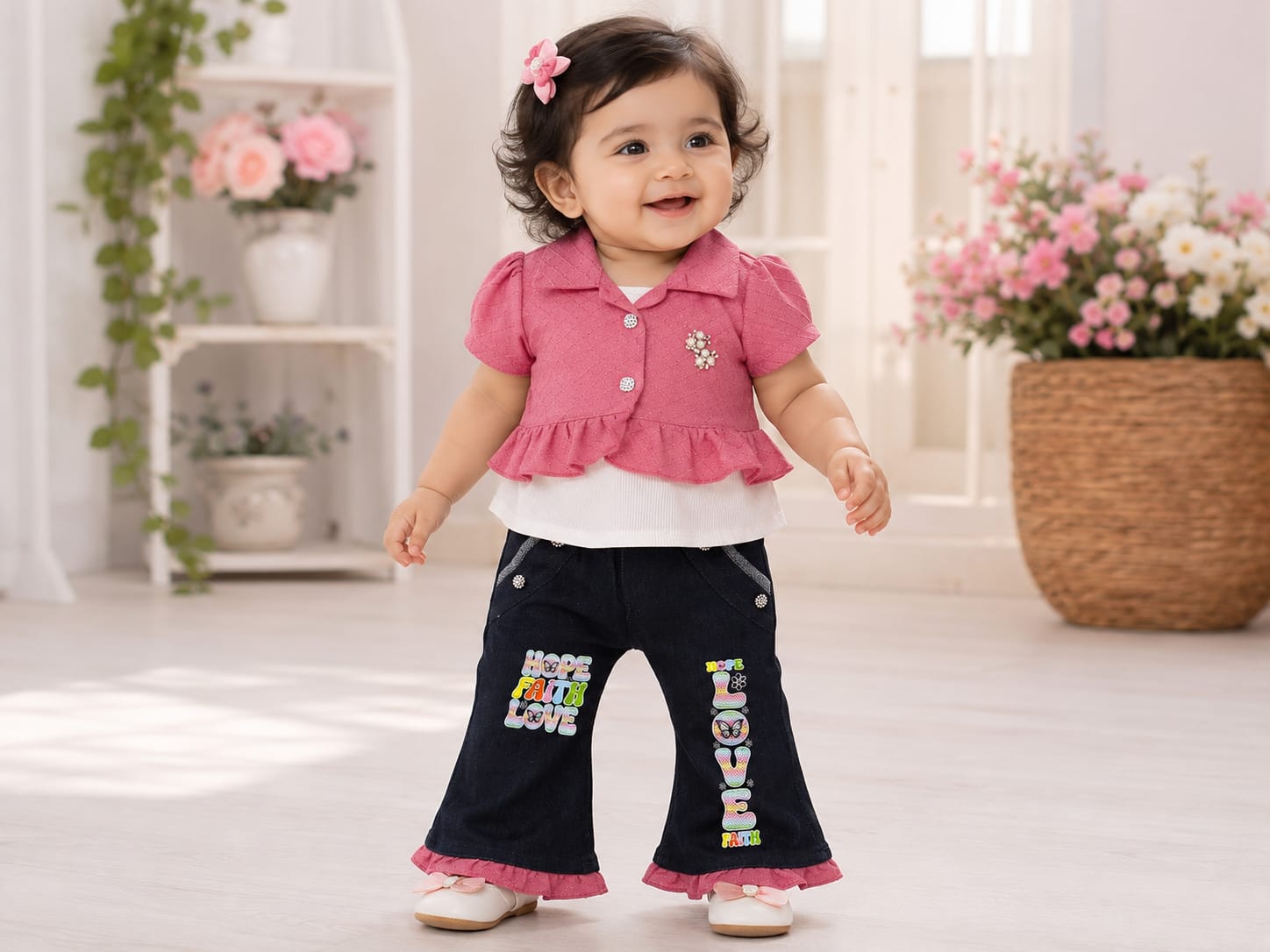 Cute Baby Girl Outfit Set