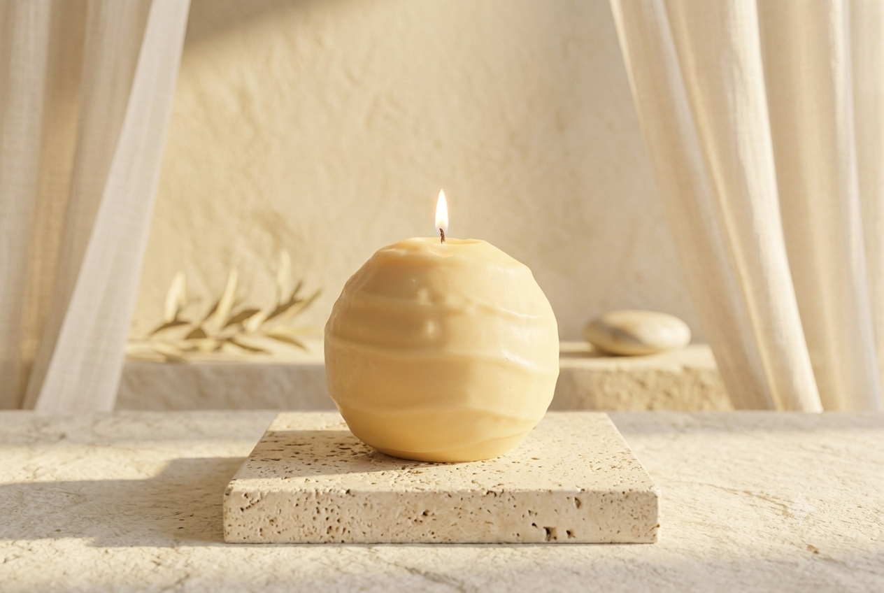 Citrus & Bergamot Spiral Candle 