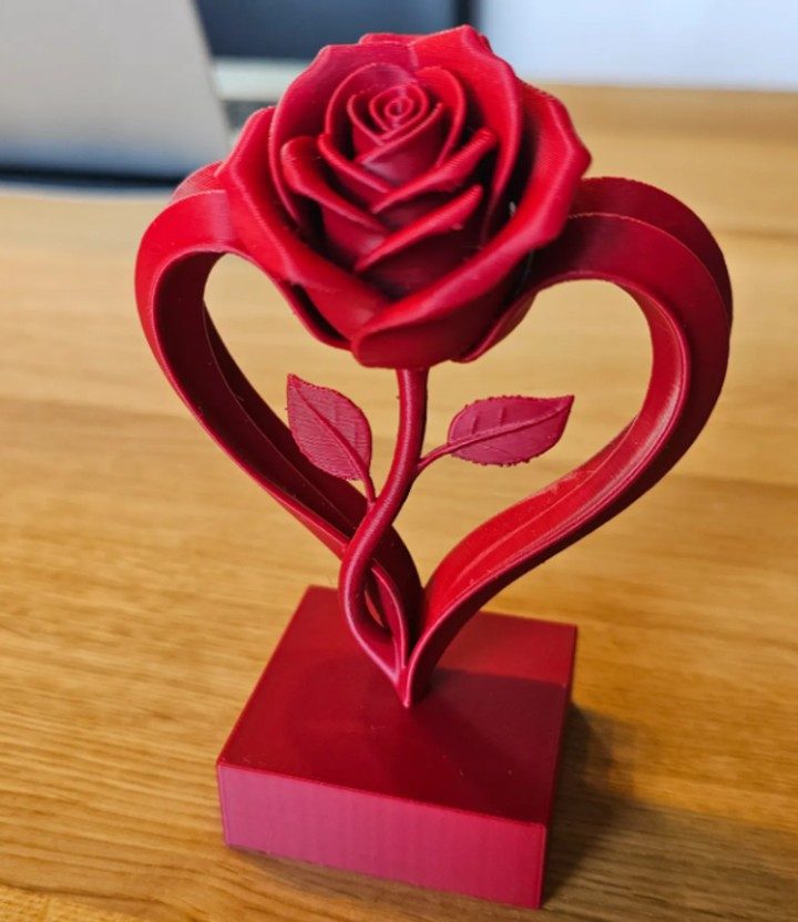 CŒUR DE ROSE ÉTERNELLE