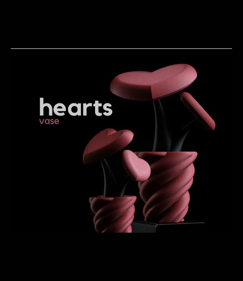 VASE HEARTS
