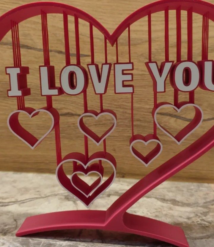 CŒUR STRING ART — I LOVE YOU