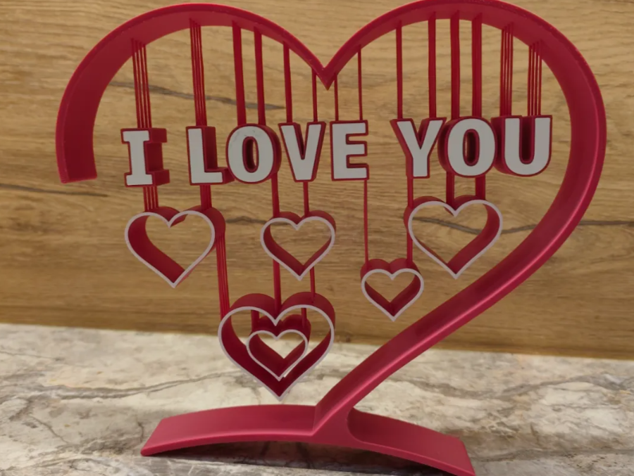 CŒUR STRING ART — I LOVE YOU