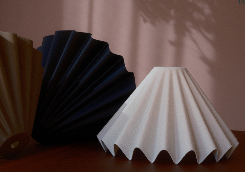 Suspension Tutu — Abat-jour plissé