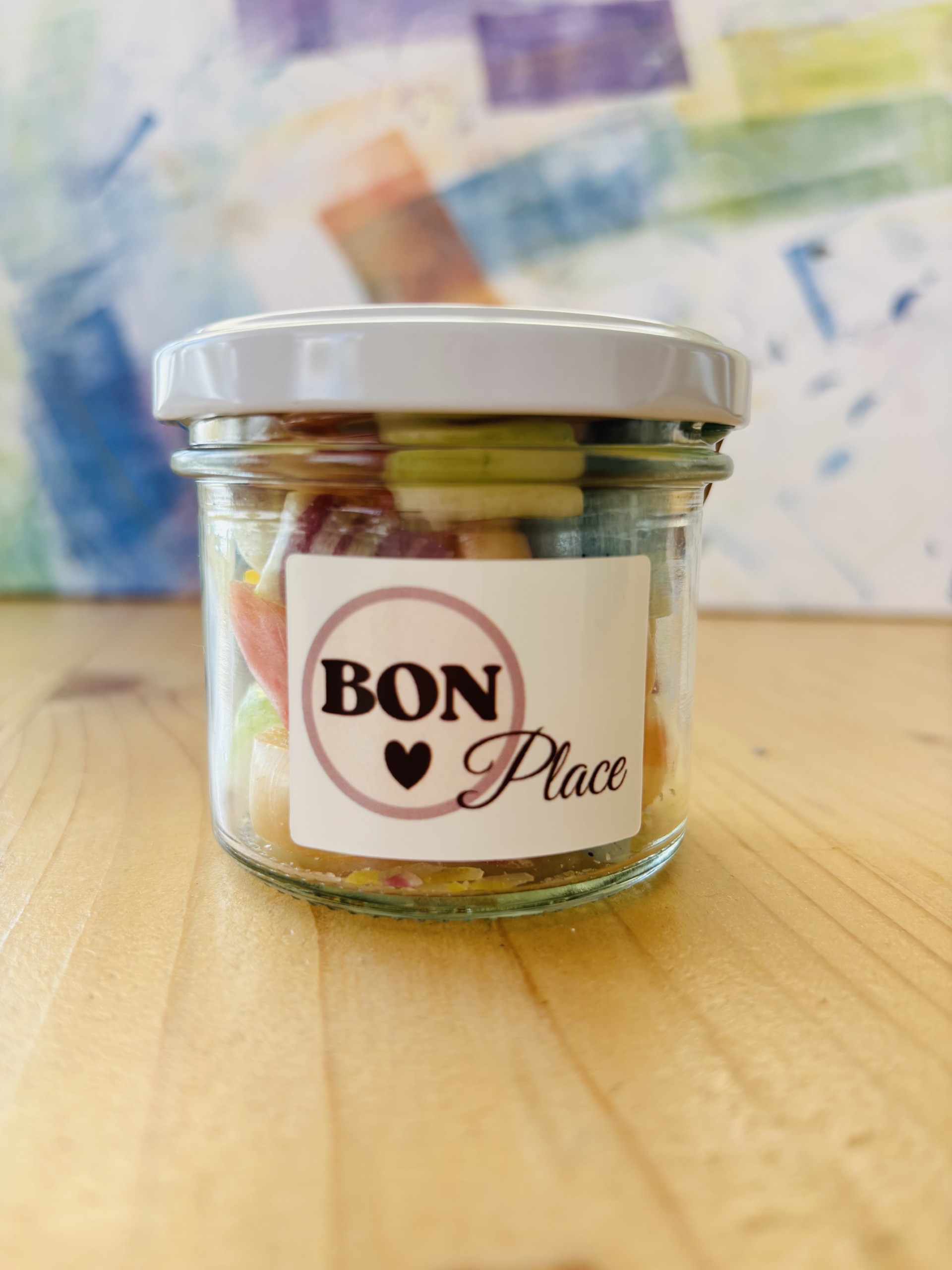 Gemischte Bonbons im grossen Glas, 95 Gramm