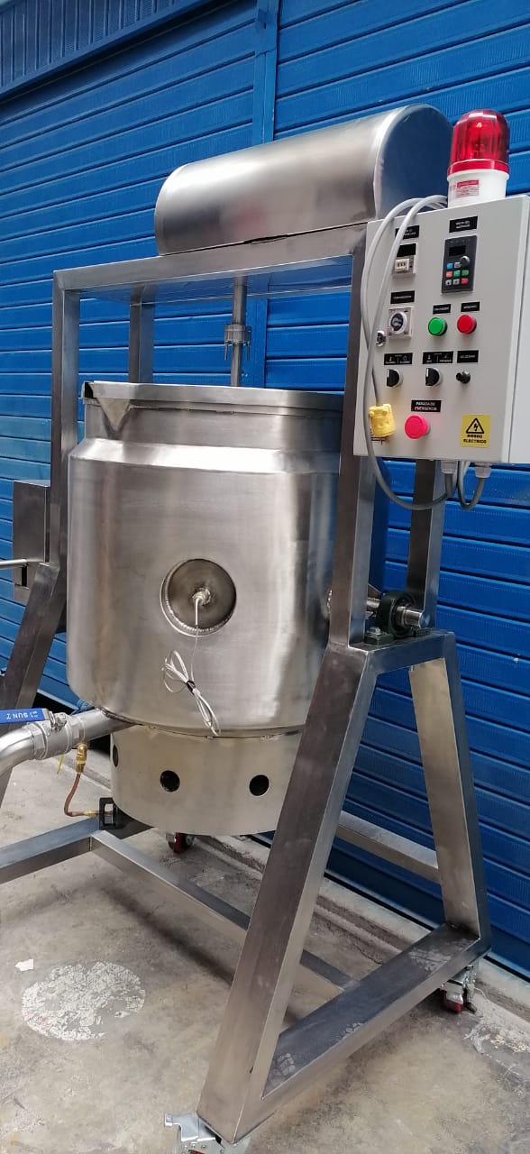 Marmita en acero inoxidable de 250 Litros