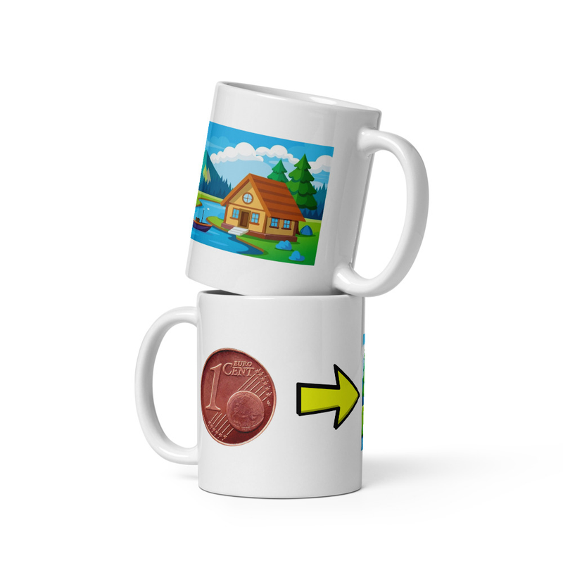 Mug 1 centime vers utopie