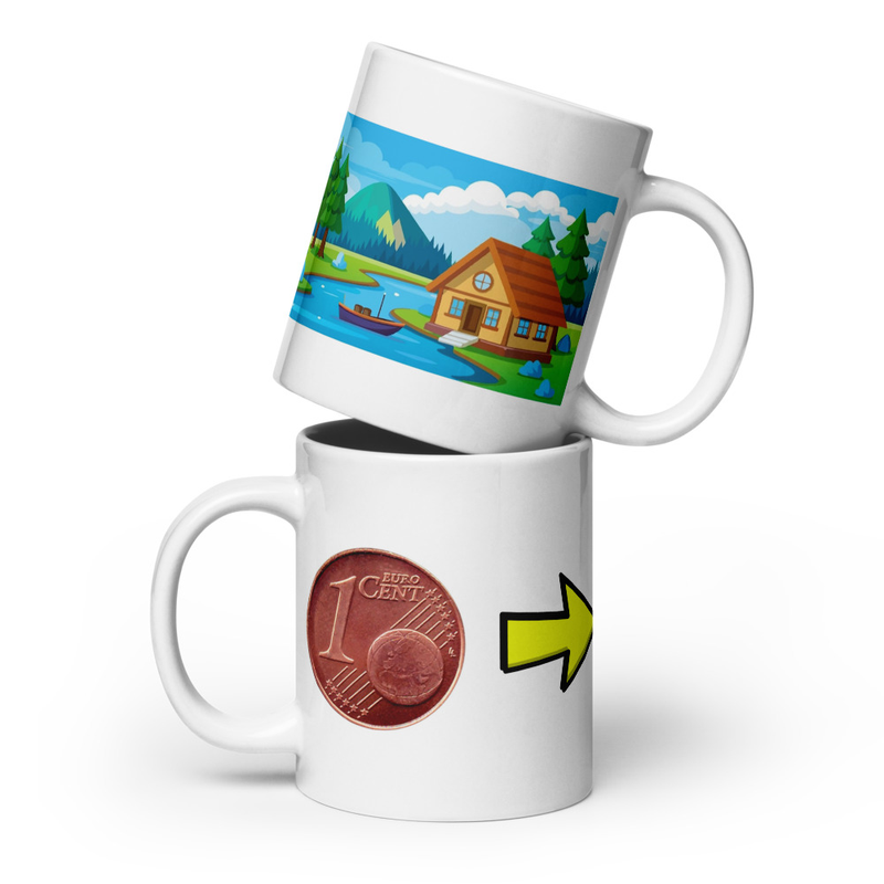 Mug 1 centime vers utopie
