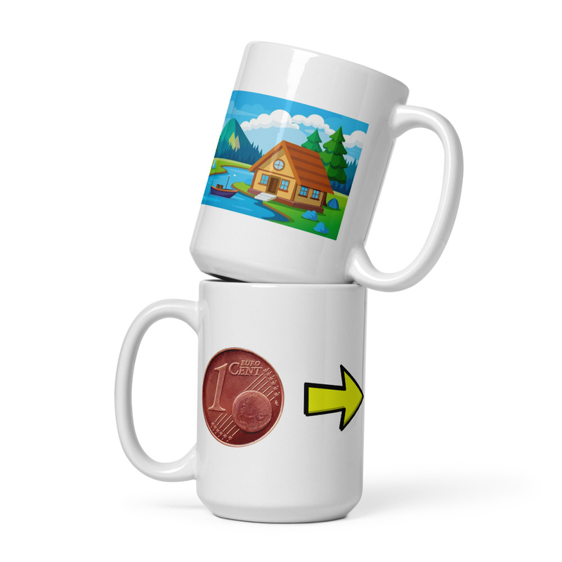 Mug 1 centime vers utopie