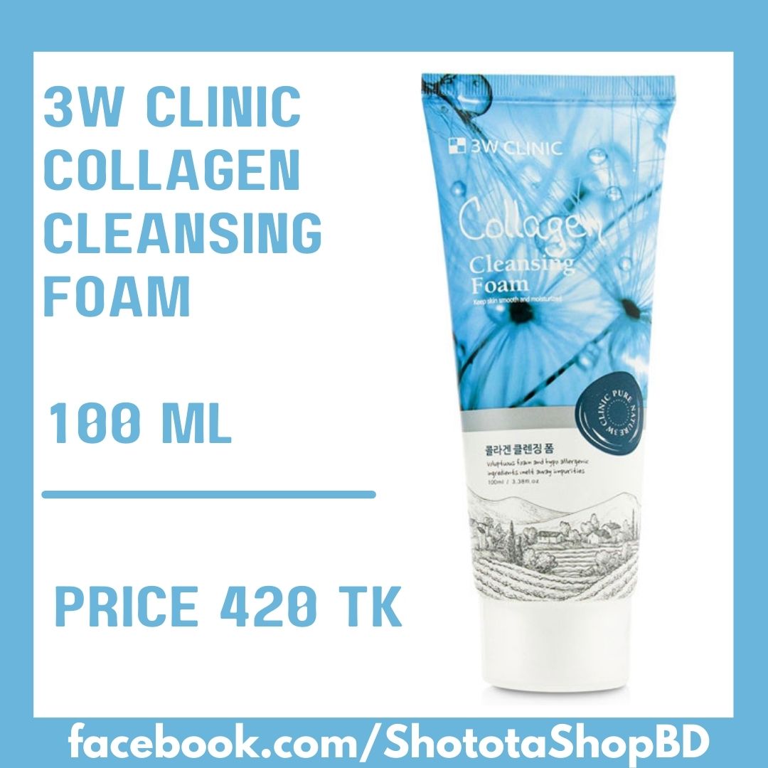 3W Clinic Collagen Cleansing Foam