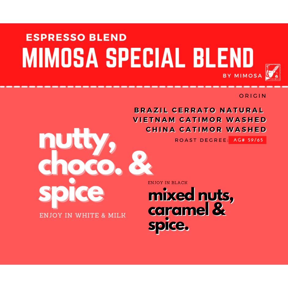 Roasted Coffee Bean | Espresso Coffee Blend | Mimosa Special Blend |
