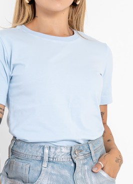 Camiseta Azul Claro - Linha Abraço
