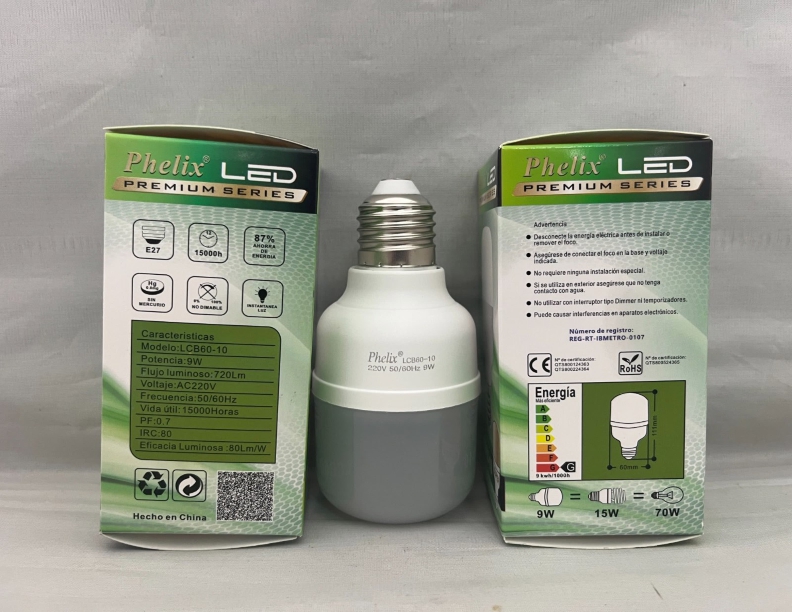 Bombilla LED Phenix 9W - LCB60-10 