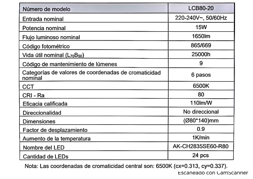 Bombilla LED Phelix 15W - LCB80-20 