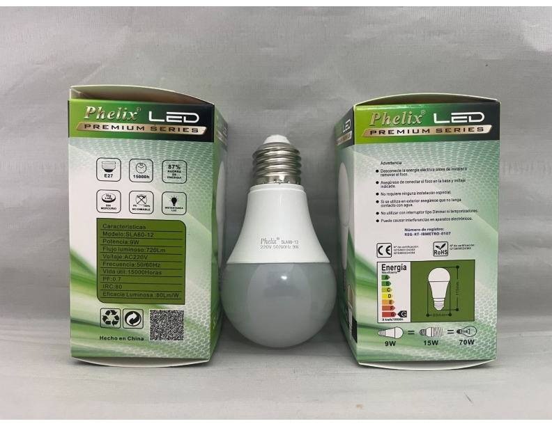 Bombilla LED Phelix 15W - SLA60-12 
