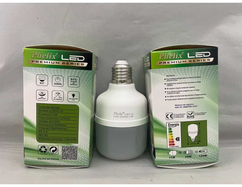 Bombilla LED Phelix 11W - LCB70-15 