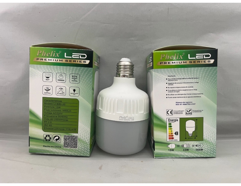 Bombilla LED Phelix 15W - LCB80-20 
