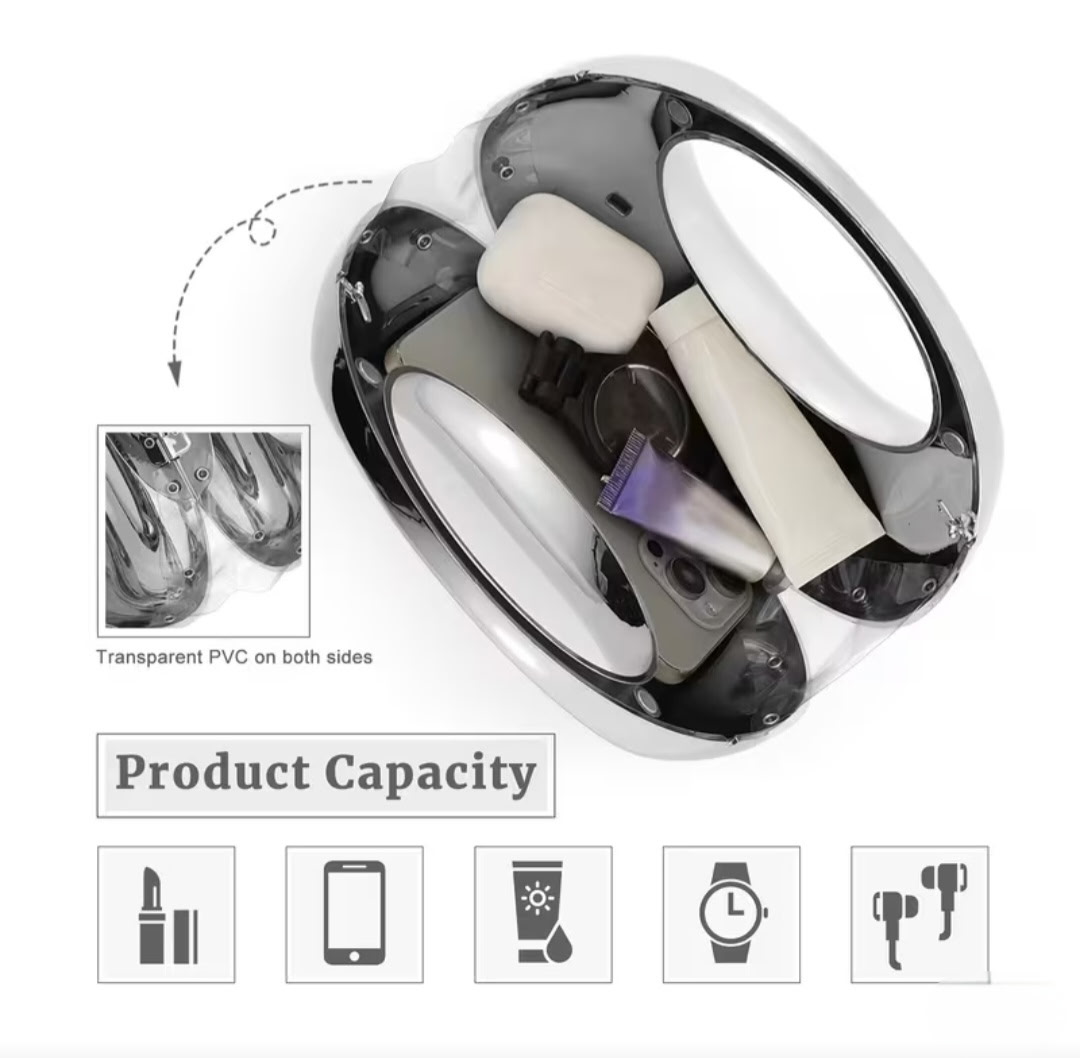 Transparent PVC Cosmetic Bag