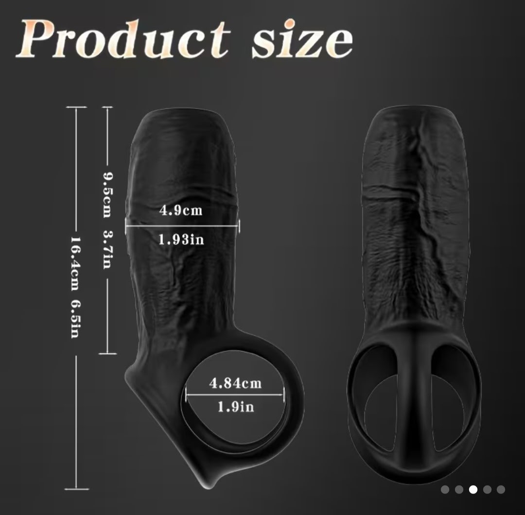 Penis Sleeve Extender with Ring