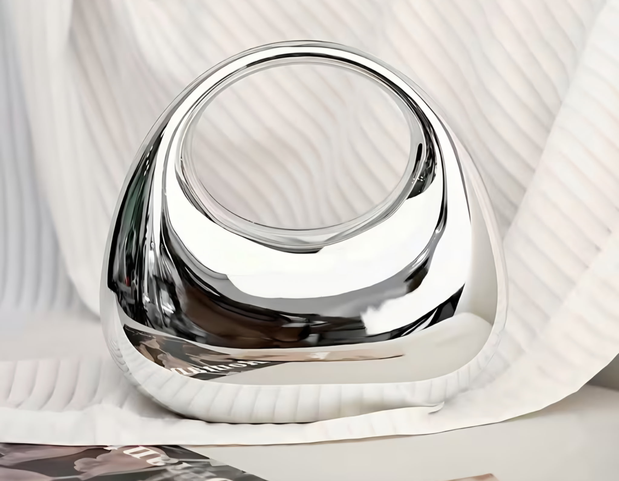 Modern Silver Purse